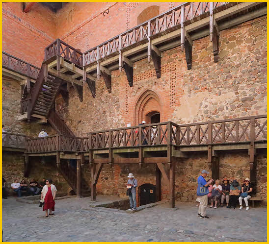 Trakai Castle Keep Courtyard